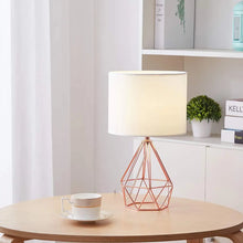 Load image into Gallery viewer, Diamond Design Table Lamp for Entryway with Elegant Modern Style
