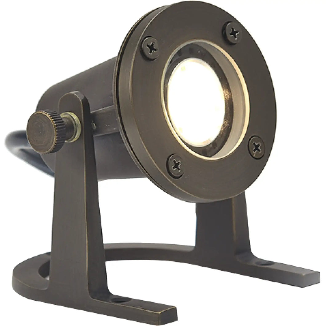 Die Cast Brass Underwater Light with MR16 and 72 Inch Wire