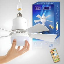 Load image into Gallery viewer, Dimmable Remote Control Ceiling Fan Light for Home &amp; Dormitory

