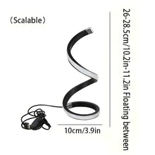 Carregar imagem no visualizador da galeria, Dimmable Table Lamp LED – Spiral Night Light for Bedroom
