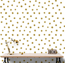 Carregar imagem no visualizador da galeria, Circle Polka Dots Pattern Peel and Stick Wallpaper | Removable Wall Mural #6206

