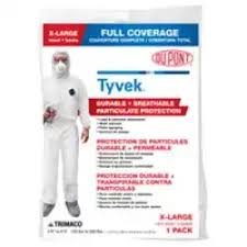 Coverall Zip and hood X-Large