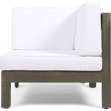 Load image into Gallery viewer, OANA 3-Piece LOVE SEAT SET WITH COFFEE TABLE, WHITE
