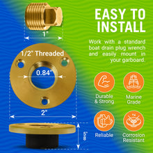 Cargar imagen en el visor de la galería, Boat Drain Plug Kit
