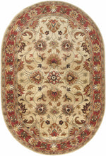 Cargar imagen en el visor de la galería, Cherryfield Hand Tufted Brown &amp; Rust 1001 Wool Rug

