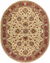 Cargar imagen en el visor de la galería, Cherryfield Hand Tufted Brown &amp; Rust 1001 Wool Rug
