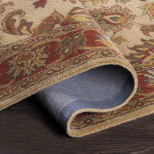 Cargar imagen en el visor de la galería, Cherryfield Hand Tufted Brown &amp; Rust 1001 Wool Rug
