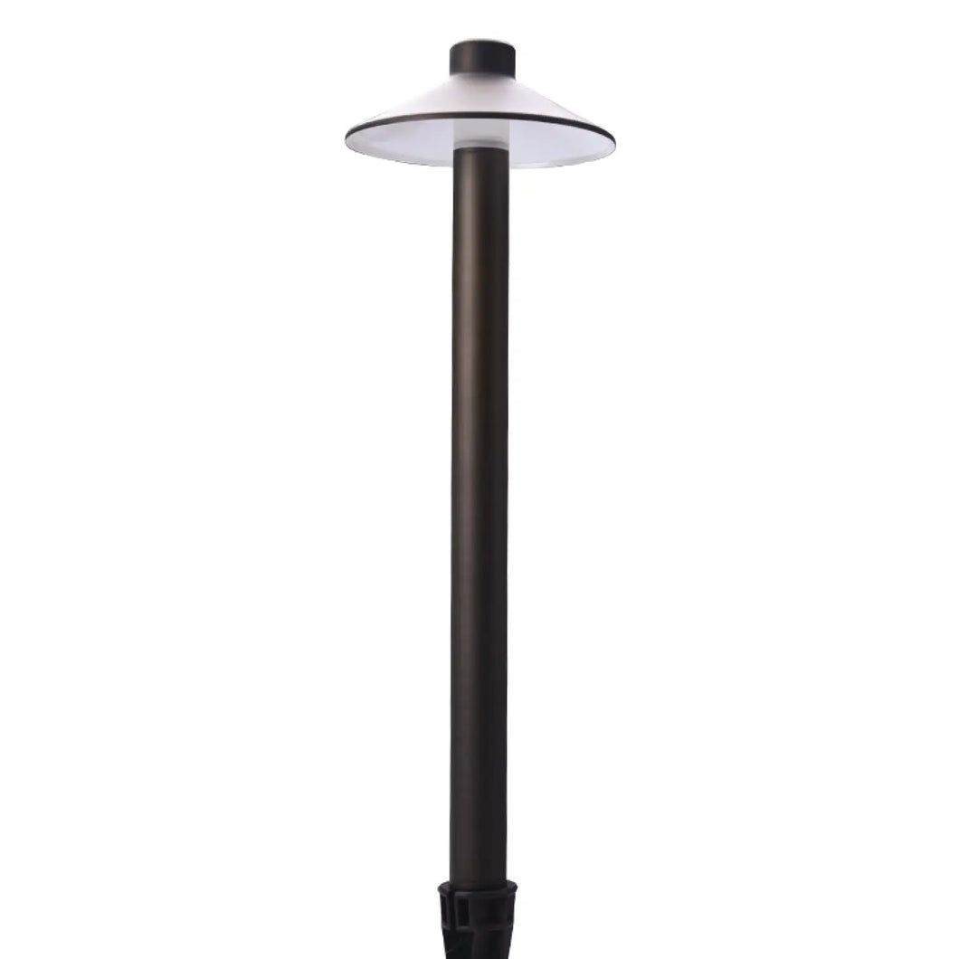 Durable Brass Integrated Exterior Path Light with 72