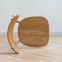 Carregar imagem no visualizador da galeria, Dining chair wooden FAS grade oak natural wood made in North America 100% dirt-free wood chair solid chair table chair wooden living room chair simple and natural 46.5 x 54 x 80cm
