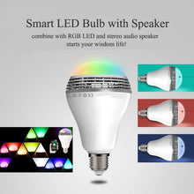 Load image into Gallery viewer, Bluetooth Speaker Smart LED Light Bulb - E27 Multi-Color
