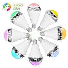 Load image into Gallery viewer, Bluetooth Speaker Smart LED Light Bulb - E27 Multi-Color
