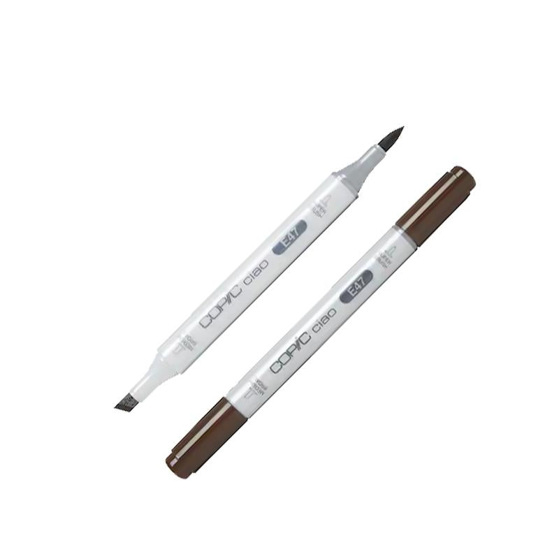 COPIC Ciao Marker E47 Dark Brown