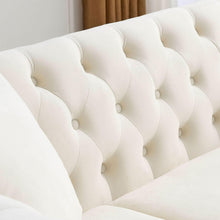 Carregar imagem no visualizador da galeria, 3-seater + 3-seater Combination sofa.Beige Velvet(W834S00063)
