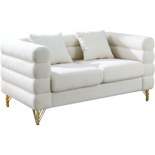 Carregar imagem no visualizador da galeria, 3-seater + 3-seater Combination sofa.White teddy(Ivory)

