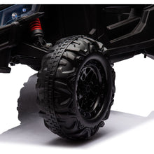 Load image into Gallery viewer, 12V Ride On Car with Remote Control,UTV ride on for kid,3-Point Safety Harness, Music Player (USB Port/Volume Knob/Battery Indicator), LED Lights, High-Low Speed Switch - Off-Road Adventure for Kids
