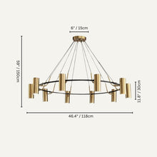 Load image into Gallery viewer, Ecliptis Round Chandelier

