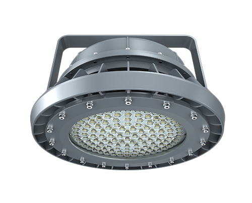 100 Watt LED Explosion Proof Round High Bay Light, B Series, 5000K Non Dimmable, 13500LM, AC100-277V