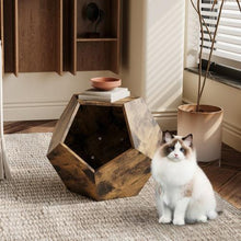 Load image into Gallery viewer, 25.98&#39;&#39; Modern Pet Furniture Cat Carrier, Sofa Side Table, Planter MDF Multifunctional Furniture, Burmese Sumac
