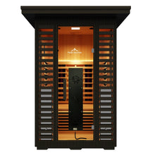 Load image into Gallery viewer, Peak Saunas Patagonia 2-Person Outdoor Full Spectrum Infrared Sauna with XL Medical-Grade Red Light Therapy and Smart WiFi App Control

