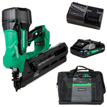 Carregar imagem no visualizador da galeria, Metabo HPT NR1890DRSTM 18V MultiVolt™ Cordless 21 Degree 3-1/2" Plastic Strip Framing Nailer

