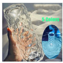 Cargar imagen en el visor de la galería, Elegant USB Table Lamp with 16-Color Crystal Lighting
