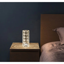 Cargar imagen en el visor de la galería, Elegant USB Table Lamp with 16-Color Crystal Lighting
