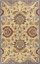 Carregar imagem no visualizador da galeria, Caesar 1116 Hand Tufted Beige &amp; Rust Wool Rug
