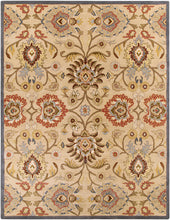 Carregar imagem no visualizador da galeria, Caesar 1116 Hand Tufted Beige &amp; Rust Wool Rug
