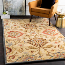 Carregar imagem no visualizador da galeria, Caesar 1116 Hand Tufted Beige &amp; Rust Wool Rug
