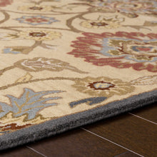 Carregar imagem no visualizador da galeria, Caesar 1116 Hand Tufted Beige &amp; Rust Wool Rug
