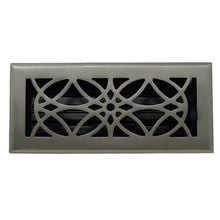 Cargar imagen en el visor de la galería, Cast Brass Empire Vent Cover - Brushed Nickel
