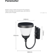 Load image into Gallery viewer, Energy Saving Solar Powered Wall Lights for Outdoor Courtyard Areas
