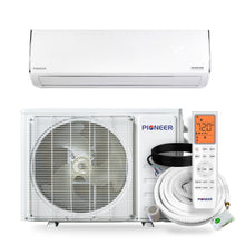 Load image into Gallery viewer, Pioneer® Diamante Essenza™ 12,000 BTU 17 SEER2 230V High-Wall Ductless Mini-Split Air Conditioner Inverter Heat Pump with 16 Ft. Kit
