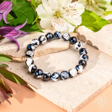 Carregar imagem no visualizador da galeria, Exotic Orca Agate Bracelet of Deep Healing
