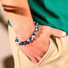 Carregar imagem no visualizador da galeria, Exotic Orca Agate Bracelet of Deep Healing
