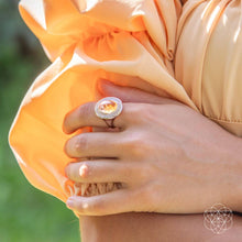 Carregar imagem no visualizador da galeria, Eye of The Sun - Silver Aura Ring of Attraction
