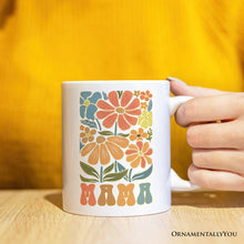 Load image into Gallery viewer, Boho Floral Mama Mug, Retro Color Flowers Gift for Mothers
