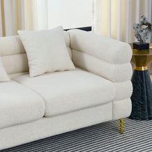 Carregar imagem no visualizador da galeria, 3-seater + 3-seater Combination sofa.White teddy(Ivory)
