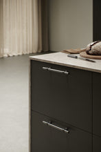 Carregar imagem no visualizador da galeria, Black and Gun Metal &quot;Bond&quot; T-Bar Dual Finish Knob and Pulls
