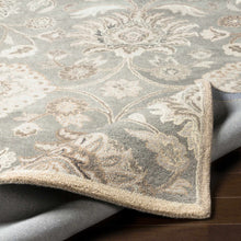 Cargar imagen en el visor de la galería, Conesus 1195 Hand Tufted Ivory &amp; Taupe Wool Rug
