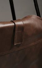 Carregar imagem no visualizador da galeria, Faux Leather Round Hanging Chair Brown
