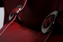 Carregar imagem no visualizador da galeria, Faux Leather Round Hanging Chair Burgundy
