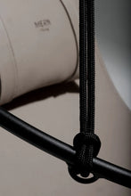 Load image into Gallery viewer, Faux Leather Round Hanging Chair Mink
