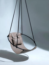 Load image into Gallery viewer, Faux Leather Round Hanging Chair Mink
