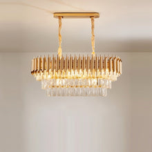 Load image into Gallery viewer, Fayadan Linear Crystal Chandelier
