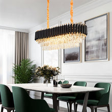 Load image into Gallery viewer, Fayadan Linear Crystal Chandelier
