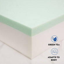 Load image into Gallery viewer, Green Tea Infused Memory Foam Twin Mattress, 8 inch Gel Memory Foam Mattress for a Cool Sleep, Bed in a Box
