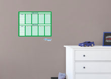 Load image into Gallery viewer, Chart:  Green Routine Chart Dry Erase        -   Removable     Adhesive Decal
