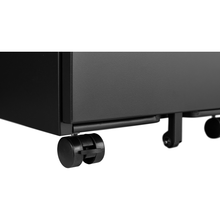 Load image into Gallery viewer, 2 Drawer File Cabinet with Lock, Metal Under Desk Rolling Filing Cabinet fits Letter/Legal/A4 Size for Home Office, Mobile Filing Cabinet, Assemble Required, Black
