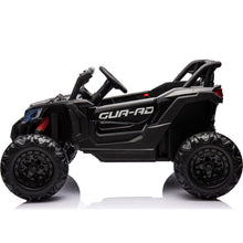 Load image into Gallery viewer, 12V Ride On Car with Remote Control,UTV ride on for kid,3-Point Safety Harness, Music Player (USB Port/Volume Knob/Battery Indicator), LED Lights, High-Low Speed Switch - Off-Road Adventure for Kids
